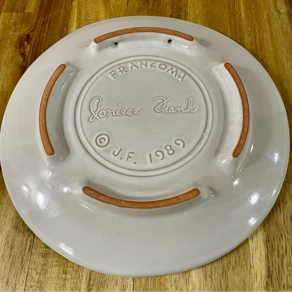 Frankoma The Blessing of Christmas Plate Pottery Wall Decor Christmas Vintage - Picture 5 of 6